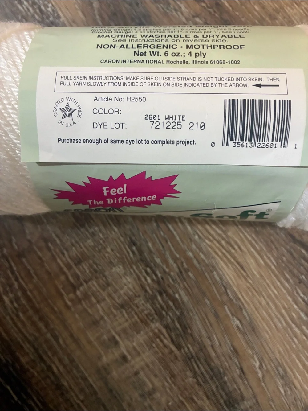 Caron baby springtime afghan 6 oz yarn
